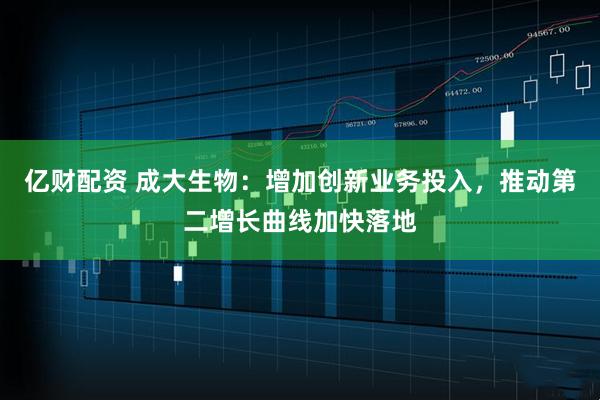 亿财配资 成大生物：增加创新业务投入，推动第二增长曲线加快落地